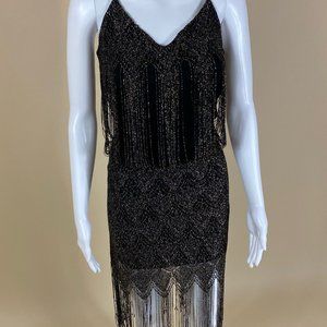 Vintage Flapper Style Cocktail Dress